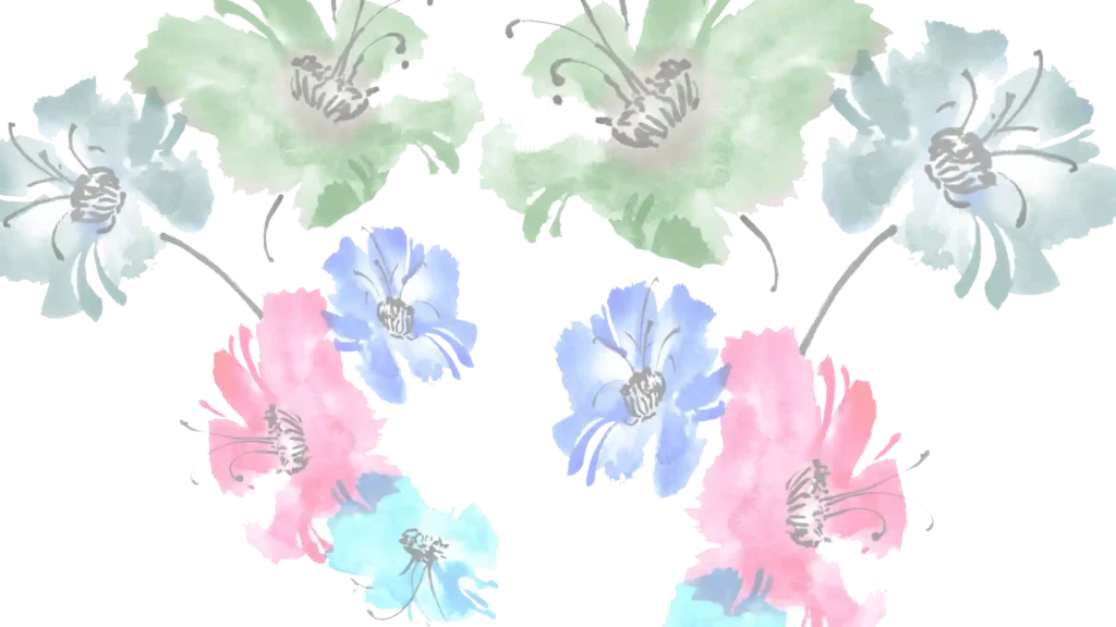 Lösungen, wenn Hochsensible in die Sinnkrise schlittern, Blumen Aquarell