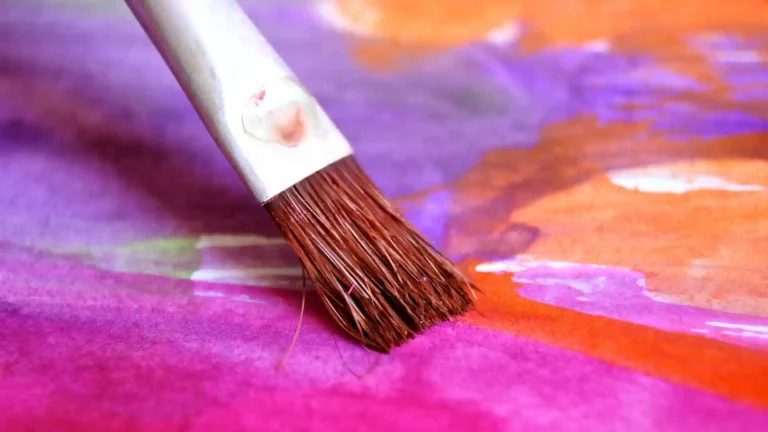 Hochsensibel im Wandel, Pinsel auf Aquarell